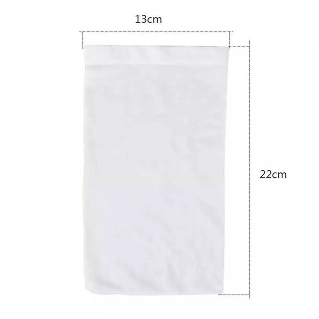30Pack White Swimming Pool Filter Storage Basket Sock for Above Ground