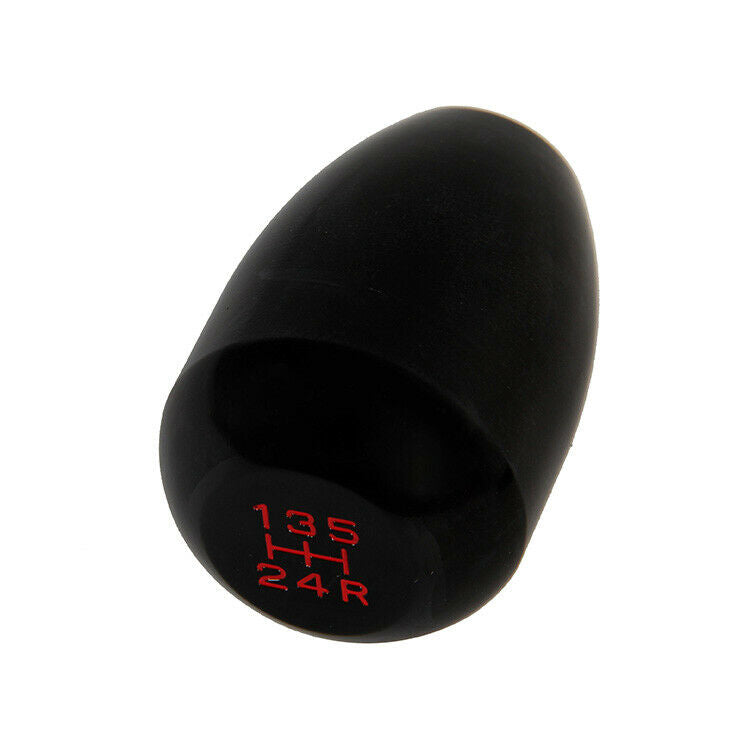 Universal Black Aluminum Manual Gear Stick Shift Knob Shifter Lever 5 Speed