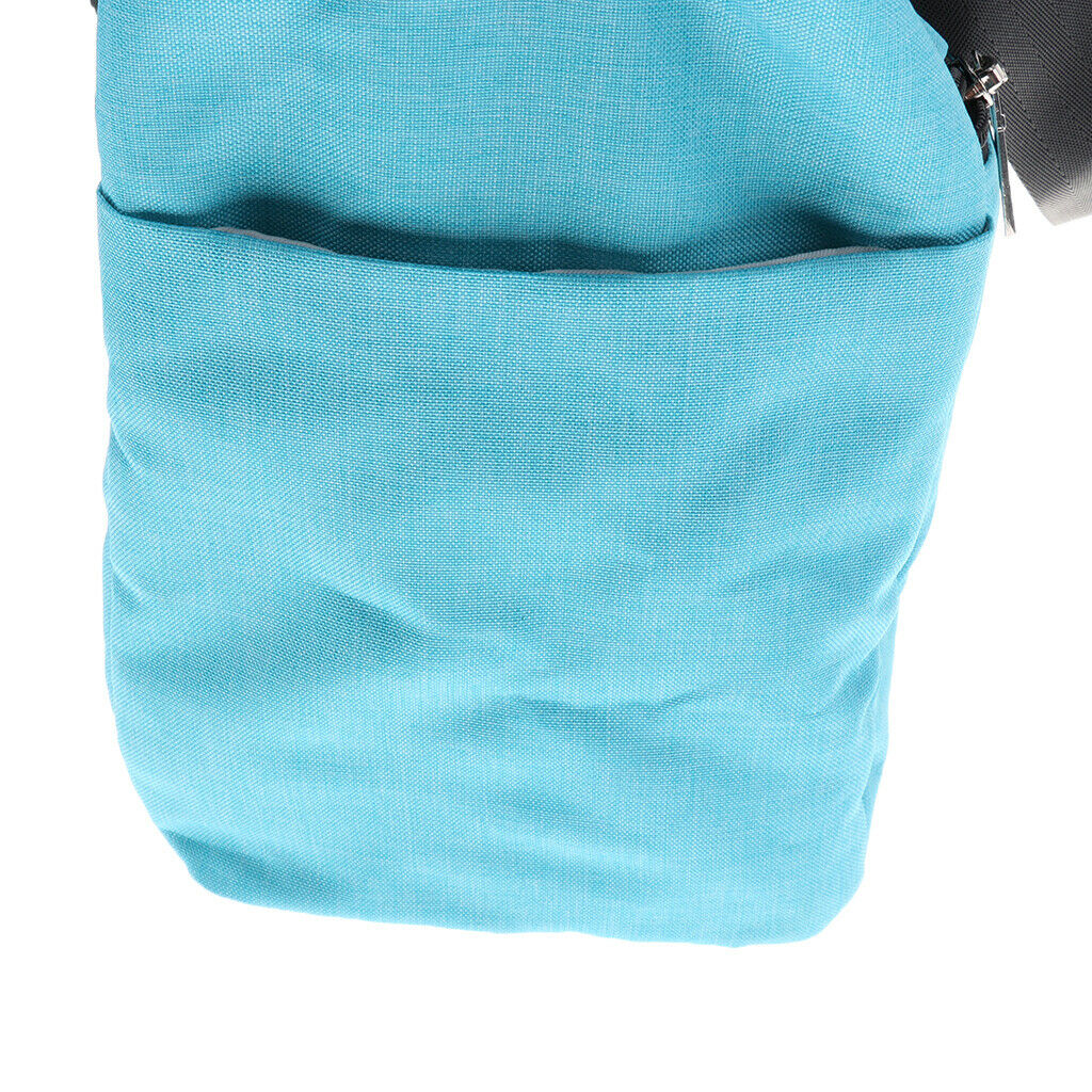 Multi-use Baby Carriage Bag Bottle Diaper Storage Mummy Bag Blue white