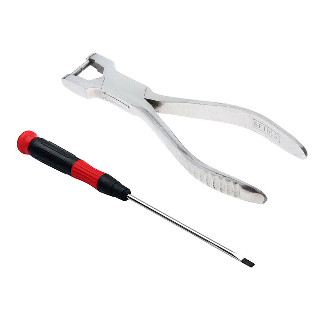 2 Pieces Spring Plier Screwdriver Set for Sax Flute Clarinet Kit Accessory
