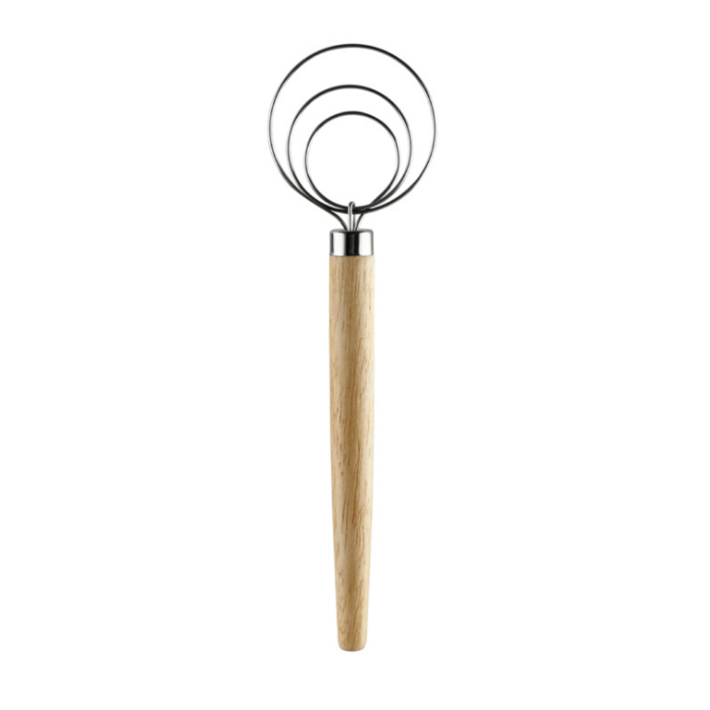 Useful Stainless Steel Danish Dough Whisk Kitchen Baking Tools Cooking Utensils