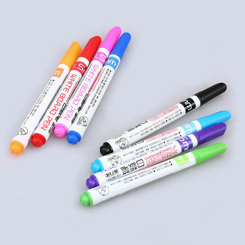 8 Pcs Multicolor Liquid Chalk Marker Pen Note Board Glass Writing Paintings DIY