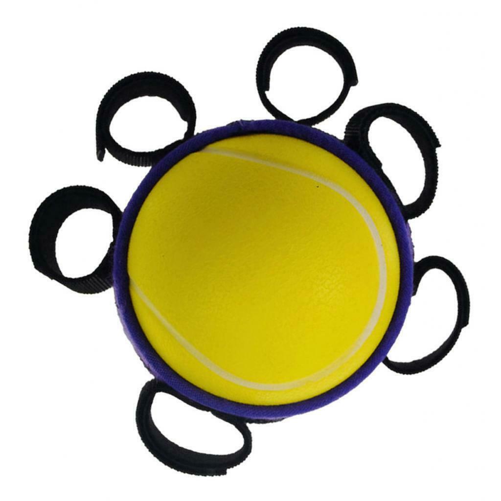 6 Holes Hand Finger Grip Ball Orthotics Exerciser Trainer Squeeze Ball