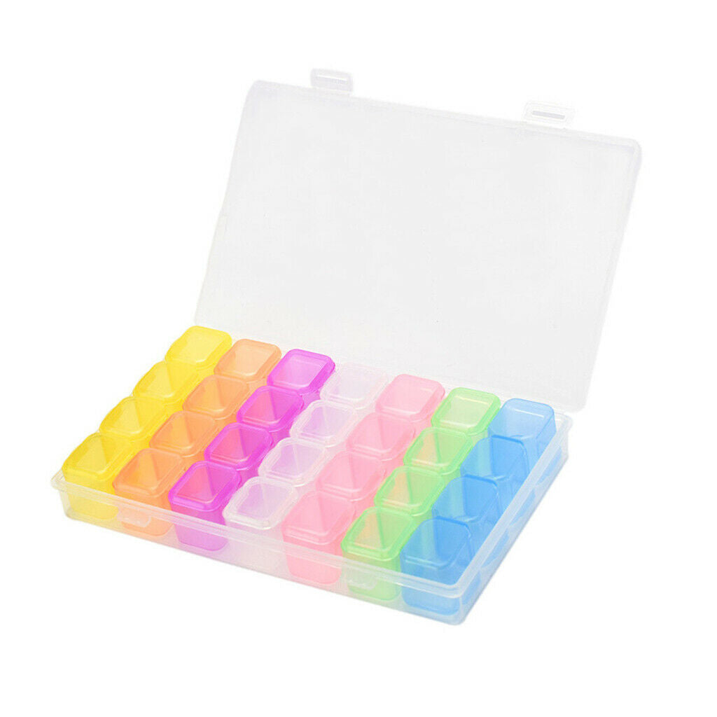 28 Compartments Transparent Sorting Box Storage Box Sorting Box for Storage