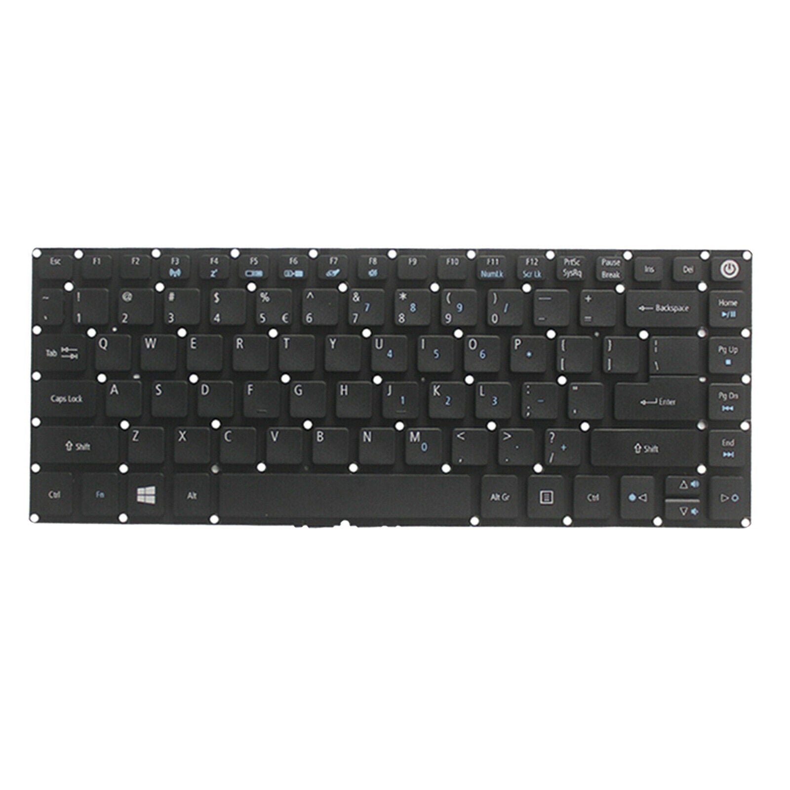 Plastic Keyboard English Replace Black for Acer E5-473 E5-473G 491G 474G