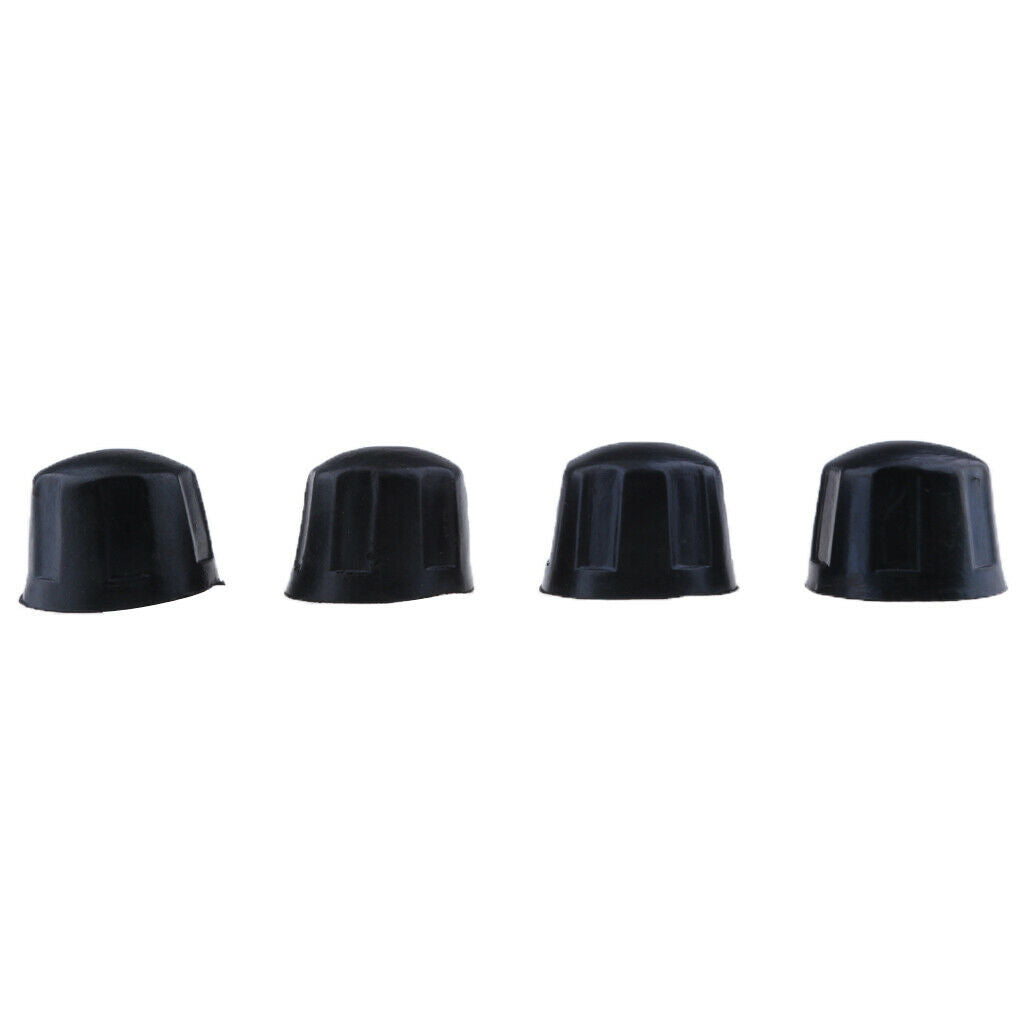 4Pcs Rubber Dust Cover Caps for 50CC 70CC 110CC 125CC Quad Bike ATV (Black)