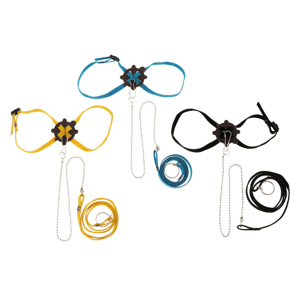 Adjustable Pet Turtle Harness Leash Lead for Small Pet Animal Outdoor Yellow