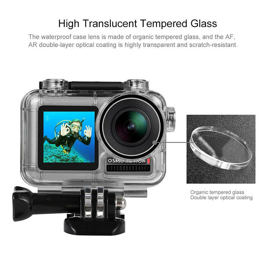 Diving Waterproof Underwater 40M Case Shell for DJI Osmo Action Sports Camera