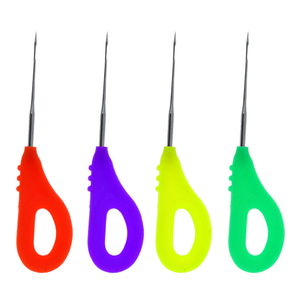Baiting Needle Tool Steel Carp Fishing Tackle Boilie Needles Drill Purple