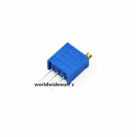 100Pcs 3296W 10K Ohm 103 Variable Resistor Trimmer Trim Pot Potentiometer Kit
