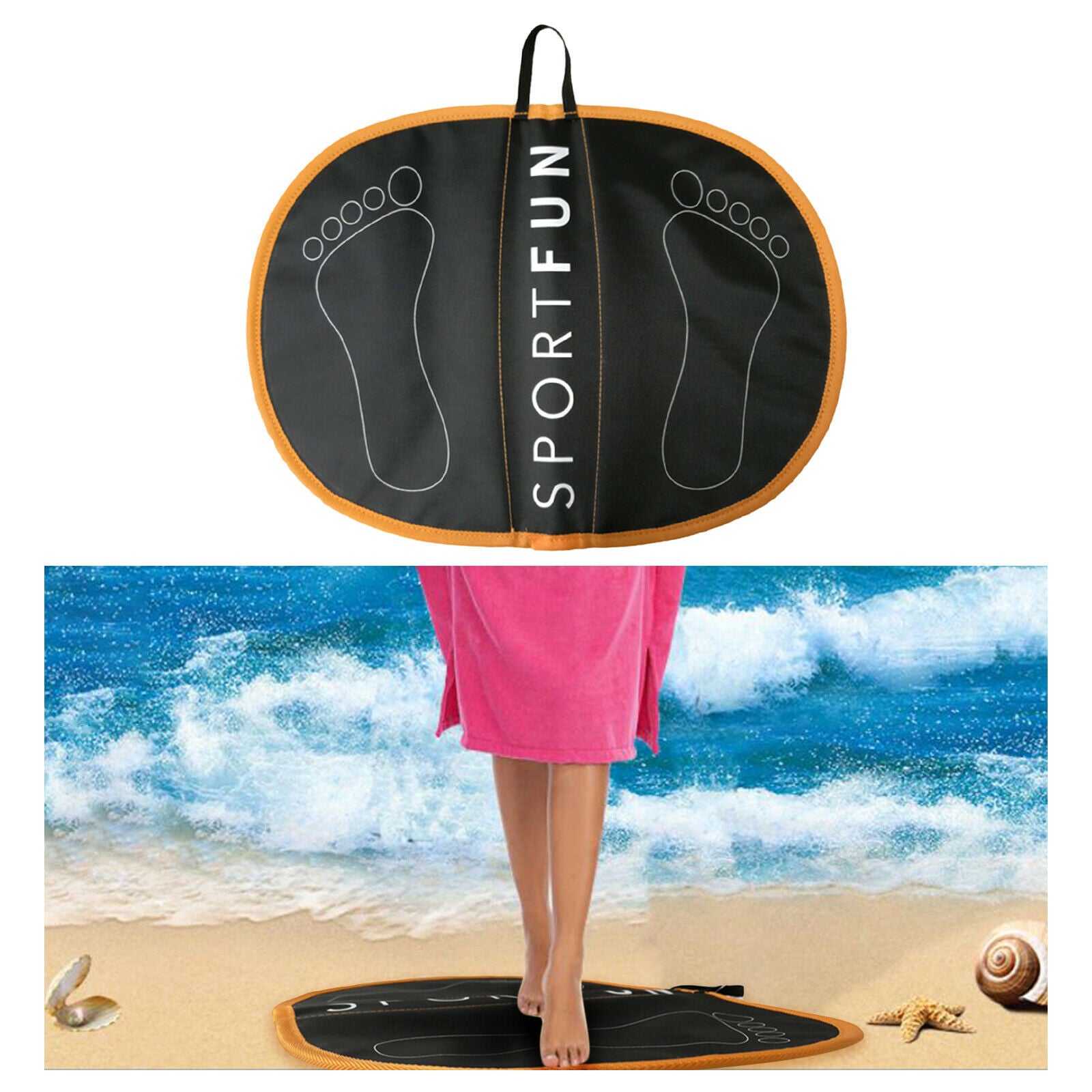 Swimsuit Changing Mat Change Feet Pad Diving Waterproof Equipment Portable