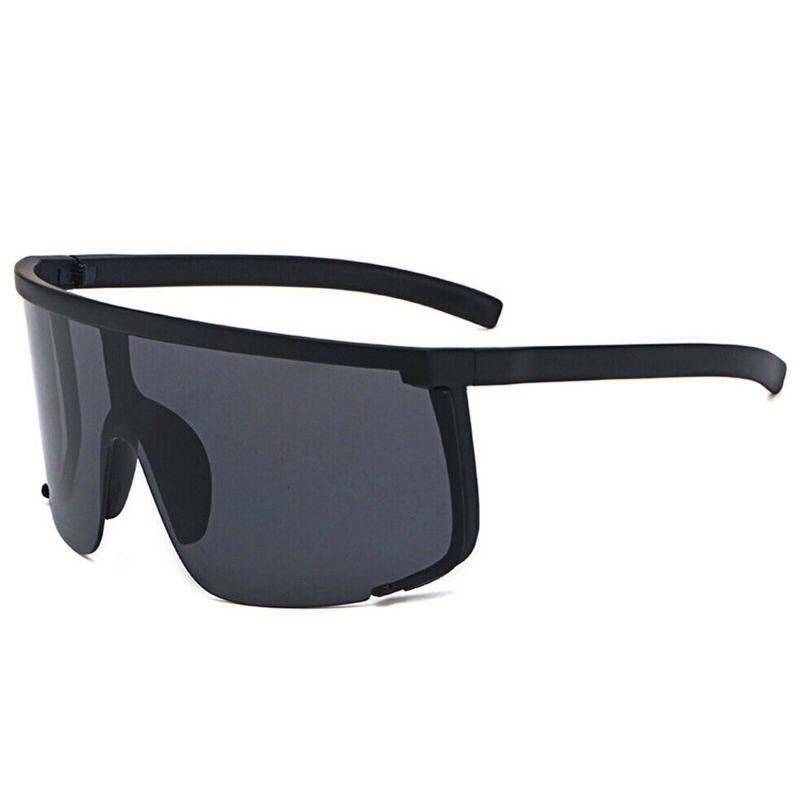 Oversized Mirrored Shield Sunglasses Outdoor Sport Protection Goggles UV Glasses