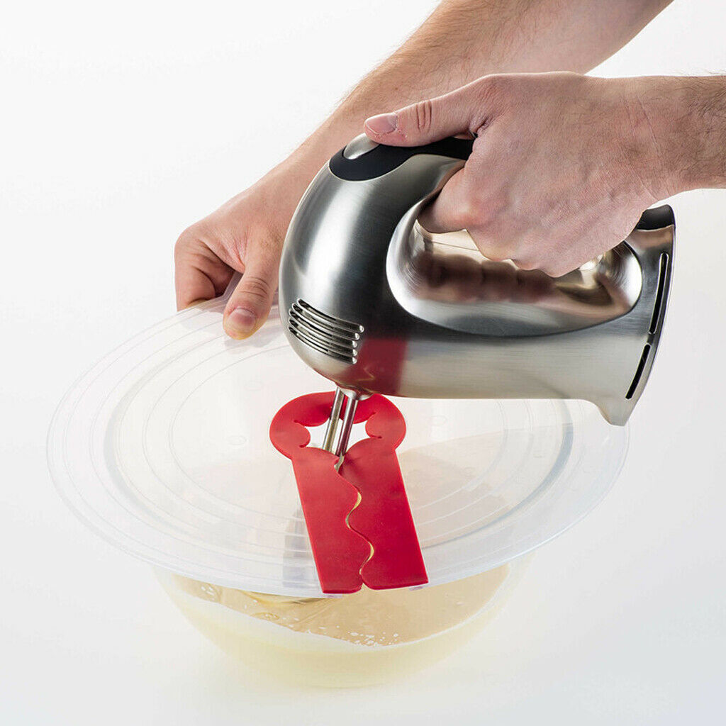 12" Plastic Splatter Screen Egg Bowl Splash Proof Guard Frying Pan  Lid
