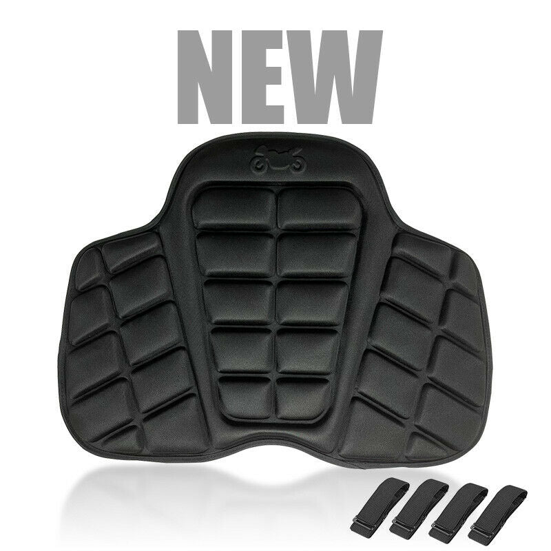 Motorcycle Comfortable Seat Cushion Inflatable Air Cool Seat Cover Pad Sunscreen