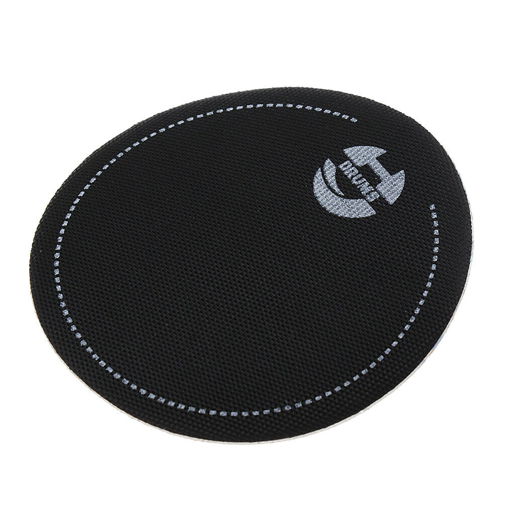 Black 65mm Bass Drum Patch Drumhead Kick Pad Instrument 420 PETG