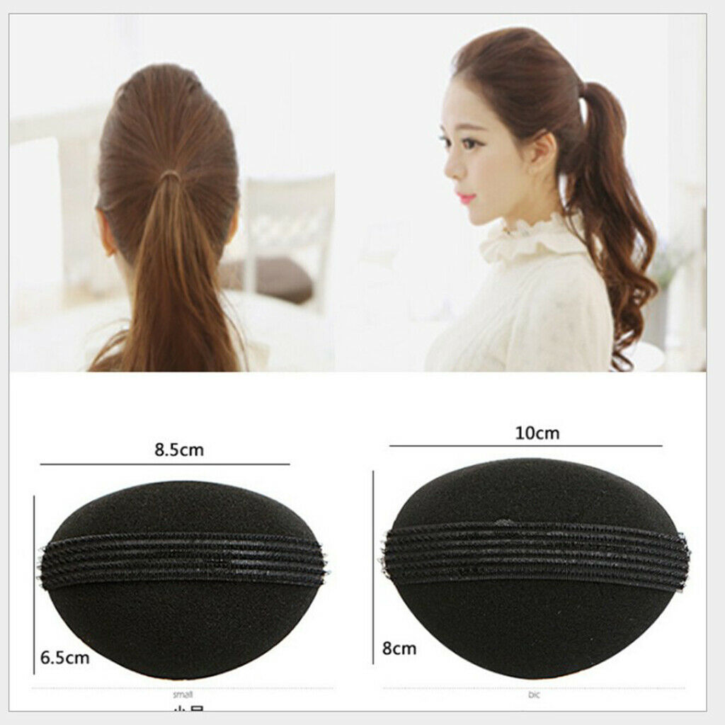 2 Pack Volume Bouffant Beehive Shaper Bump Foam Hair Styling Clip Stick Comb