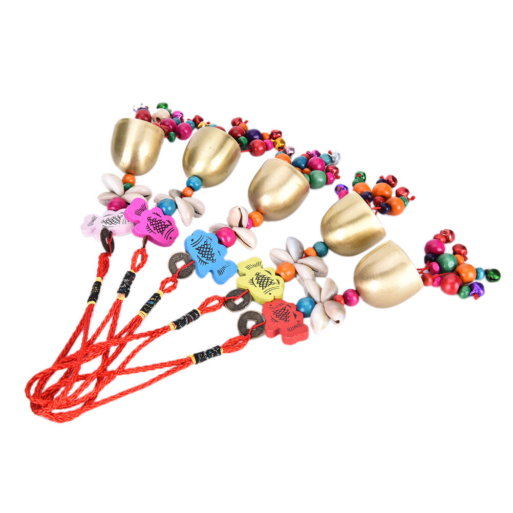 New Arrival Home Yard Garden Outdoor Bicycle Copper Bell Mobile Wind Chim.l8