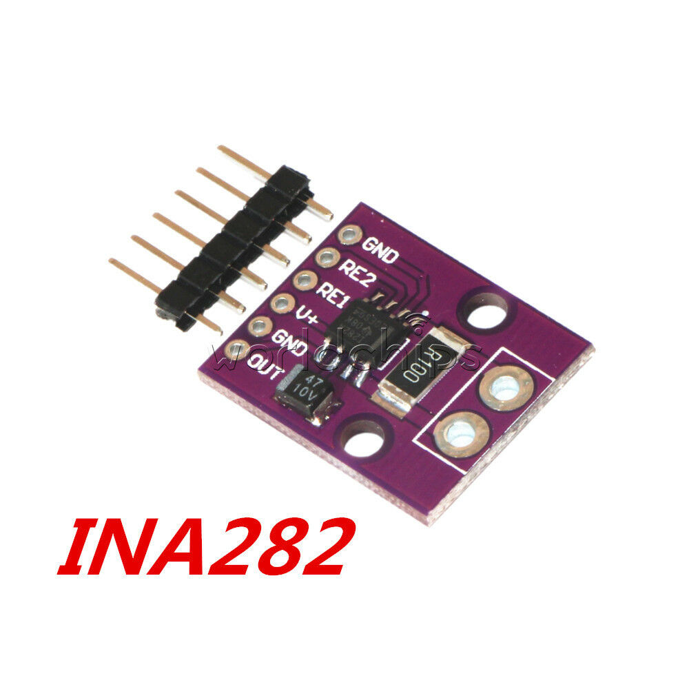 INA282 Bidirectional Wide Common-Mode Range Voltage Output Current Shunt Monitor