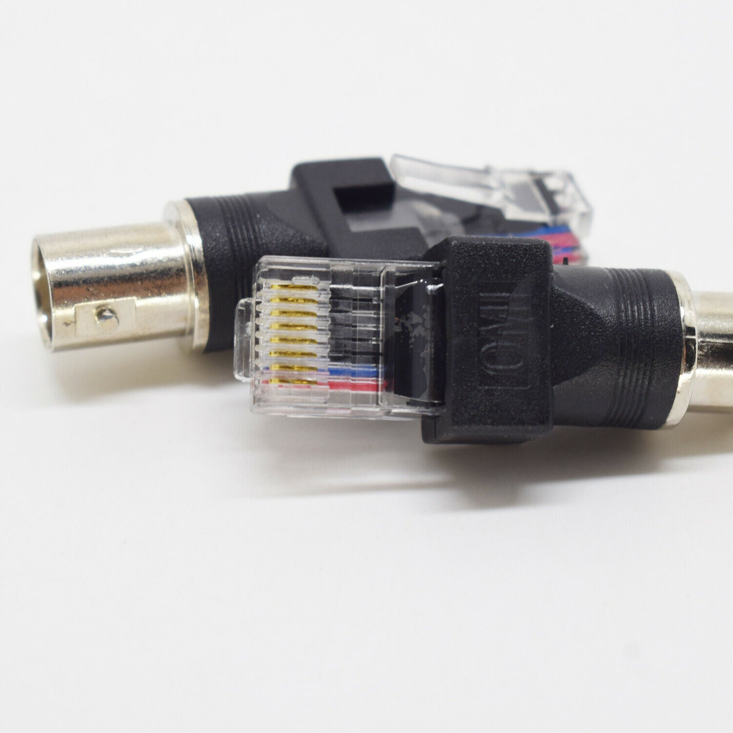 10pcs BNC Female to RJ45 Plug Adapter Coaxial Barrel Coupler Adapter Connector