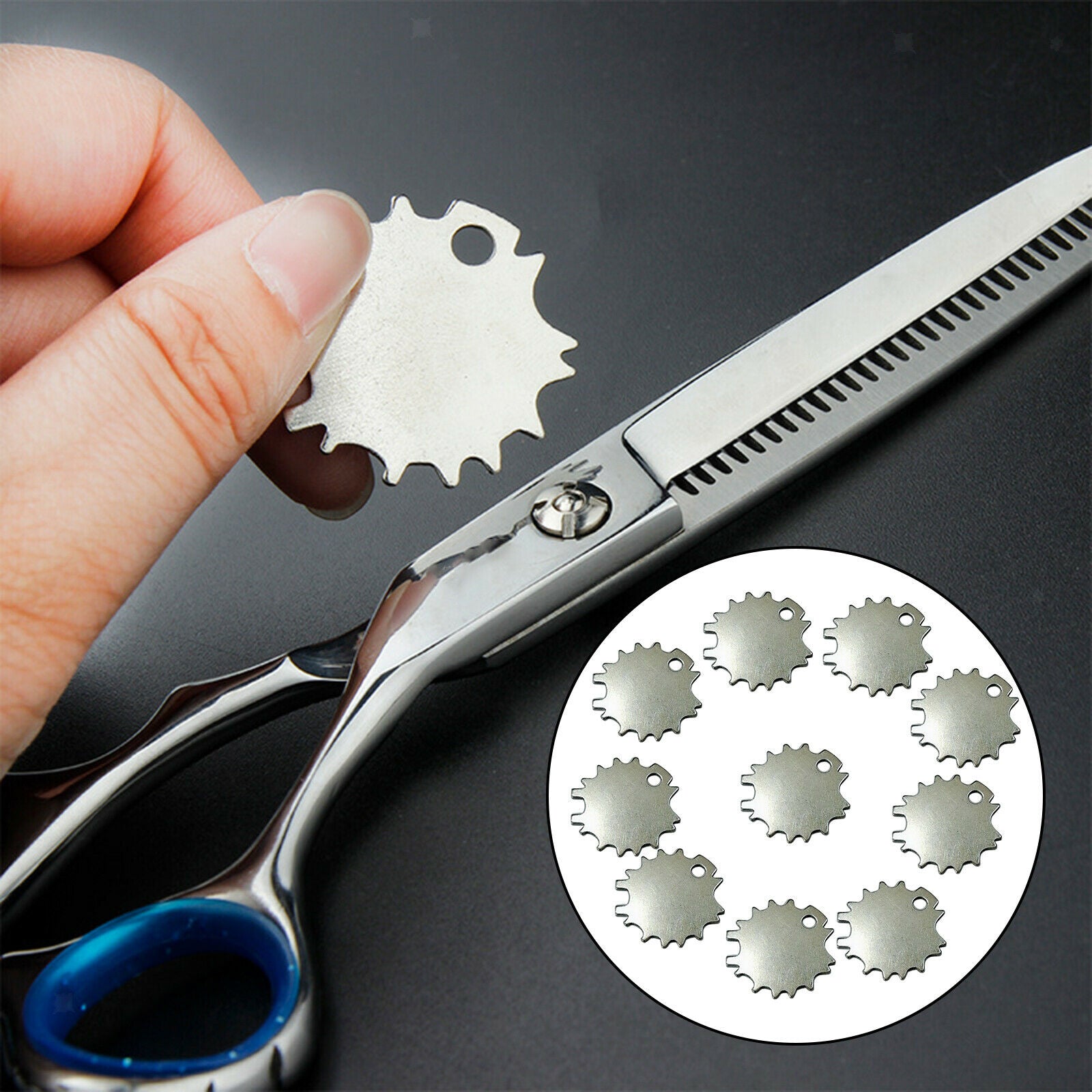 10 pcs Professional Hair Cutting Shear & Scissor Adjustment Tool Universal