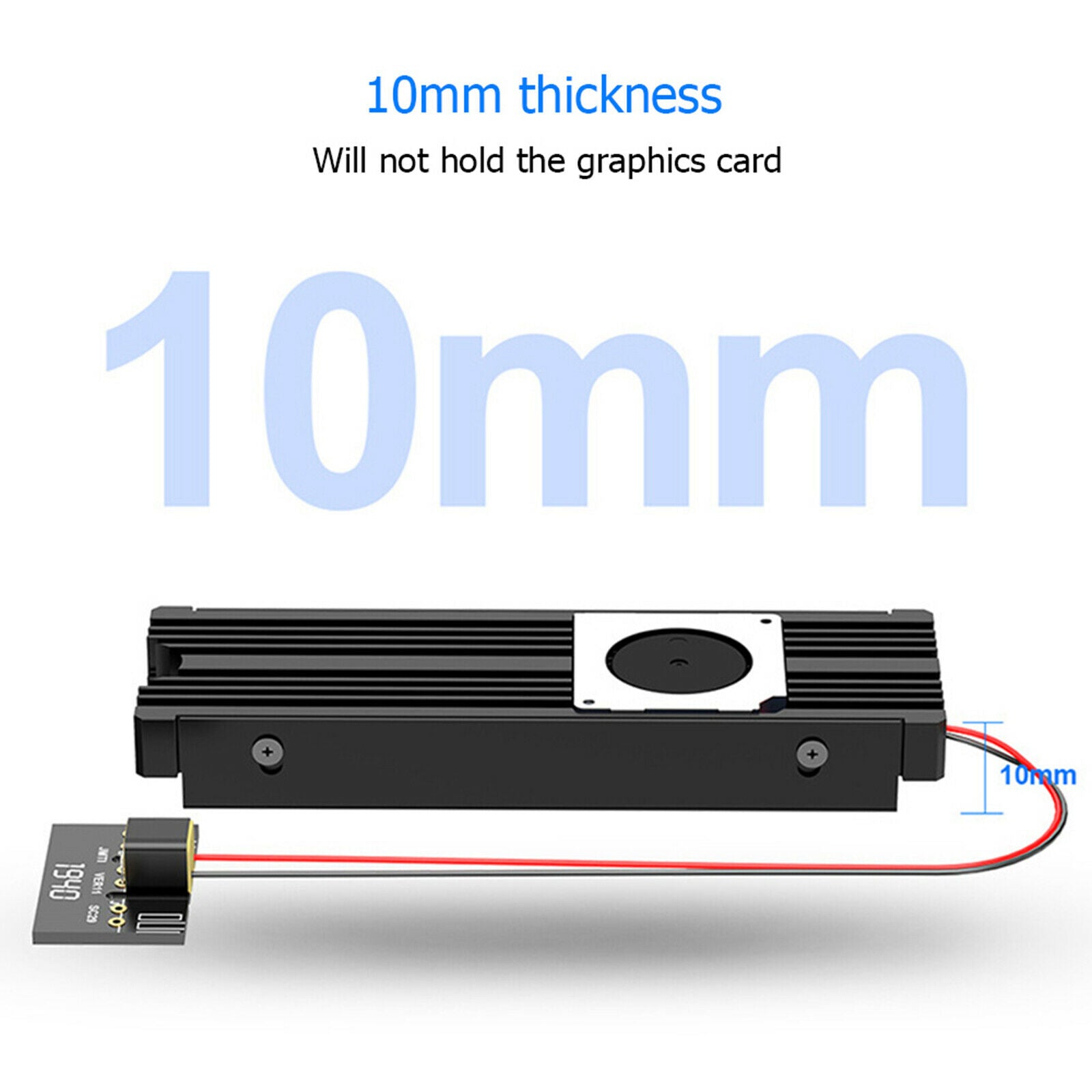 Heatsink Cooler with Cooling Fan Radiator for M.2 NGFF NVME SSD