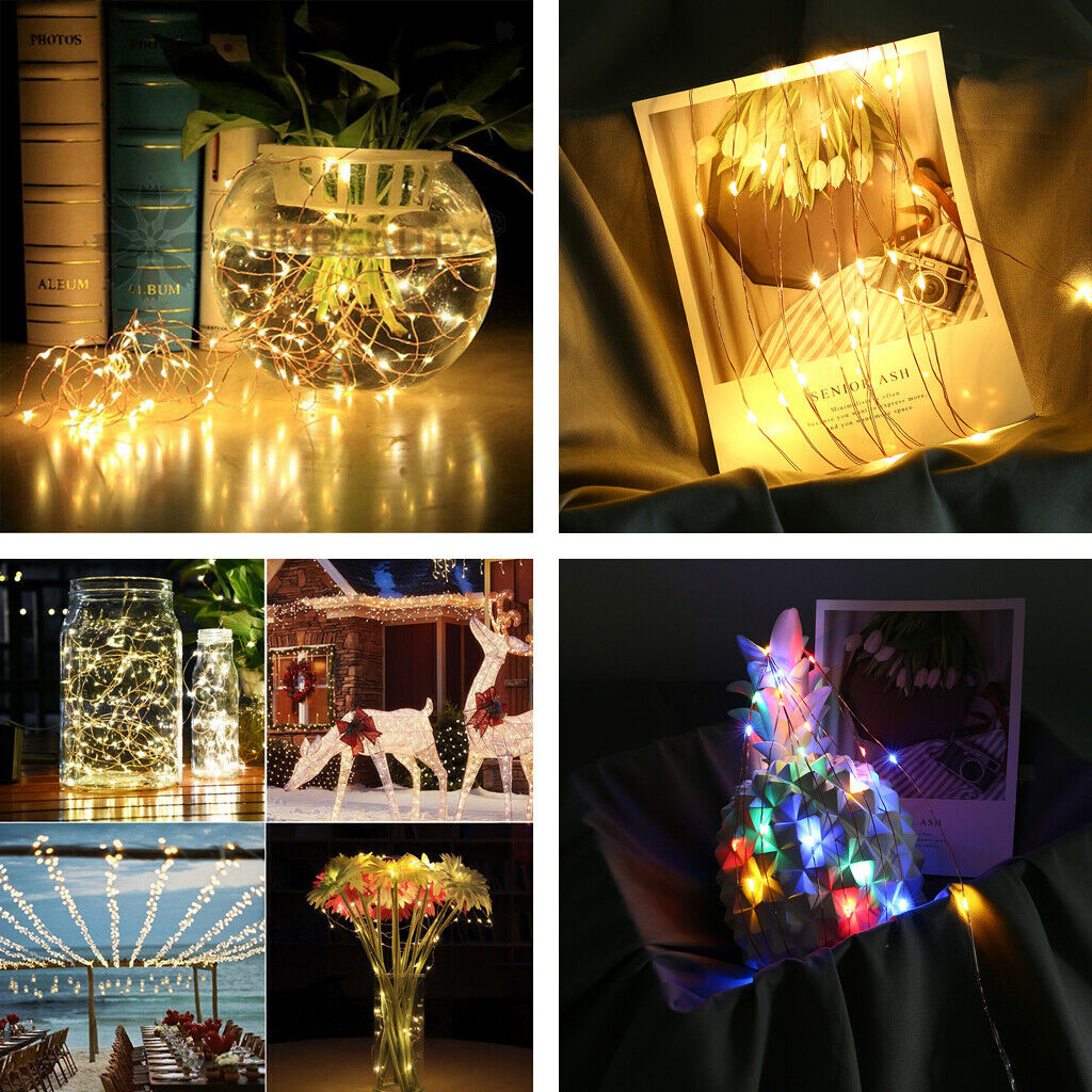 Decorative LED String Lights Multi Color Change String Lights Warm White 1