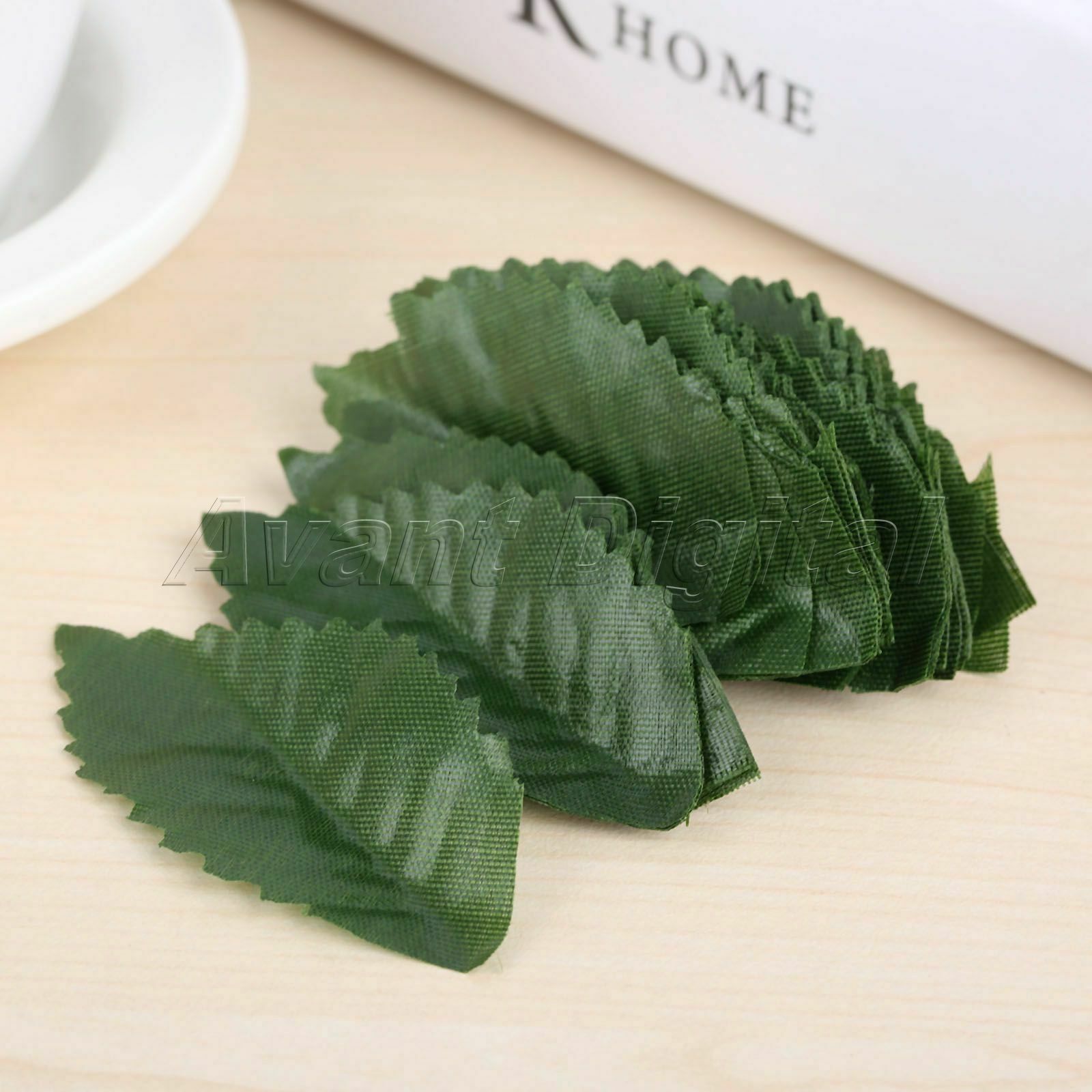 3*6cm Decoration Artificial Rose Flower Leaves Garland Silk Leaf Crafts 100Pcs