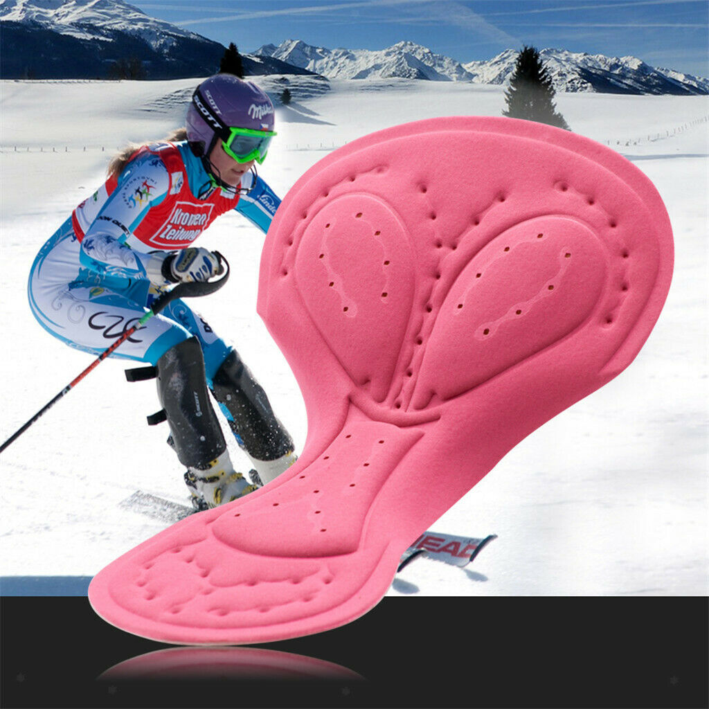 2X Breathable Cycling Shorts Cushion Motorbike Sking Shockproof Silicone Gel Pad