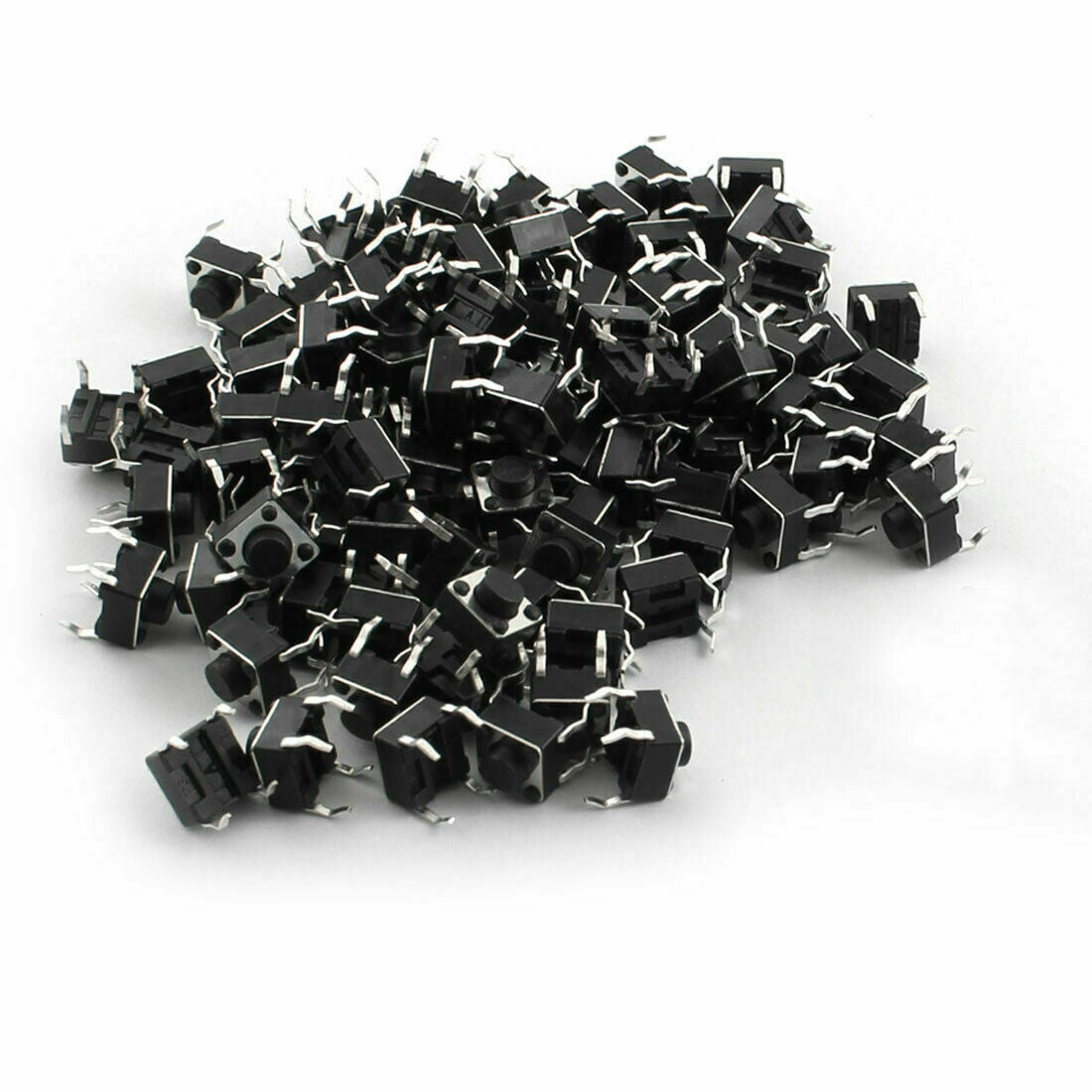 100pcs 6x6x4.5mm Tactile Tact Push Button Switch Micro Switches Momentary DIP