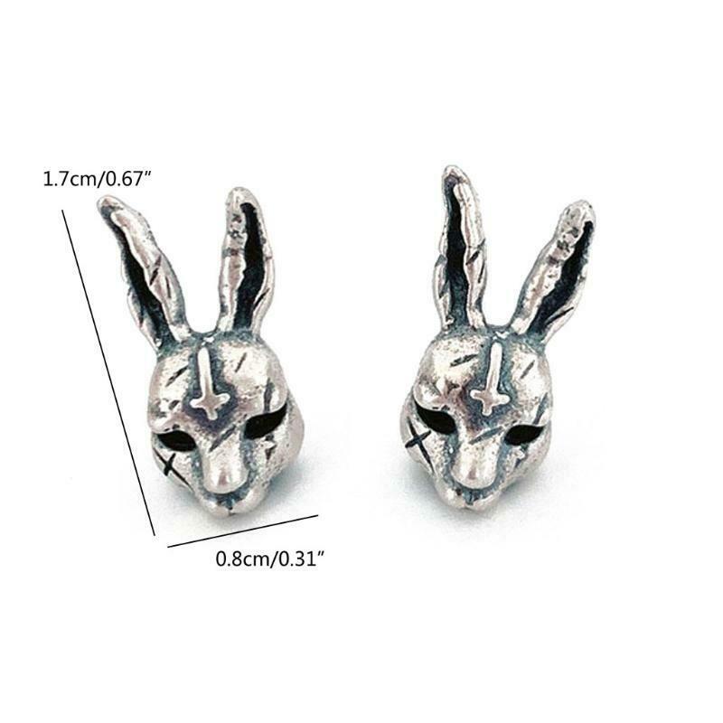 Women Retro Earrings Retro Cross Bunny Earrings for Party Costume Accessory