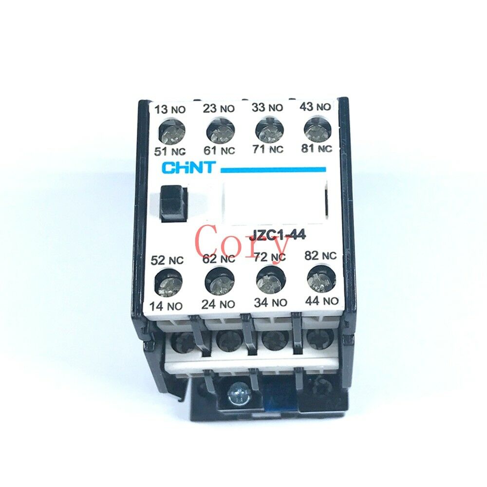 1PCS AC Contactor Type Relay 220V 10A Coil 3 Phase 3P 4NO + 4NC 35mm DIN Rail