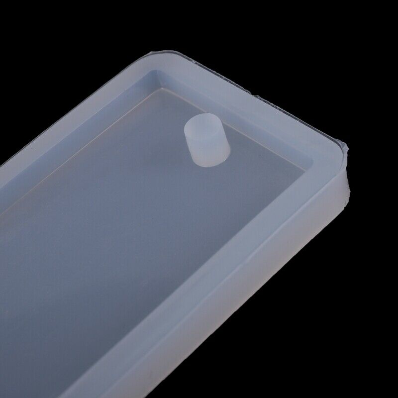 2 Pcs/Set Rectangle Silicone Bookmark Mold, DIY Bookmark Mould Making Epoxy ReE5