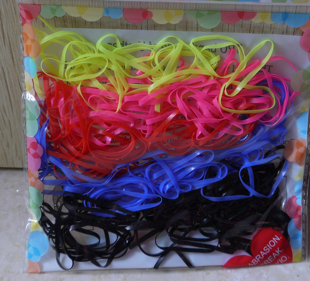 500pcs Fashion Elastic Hair Band Ties Rubber Hairband Rope Ponytail Holder Lady