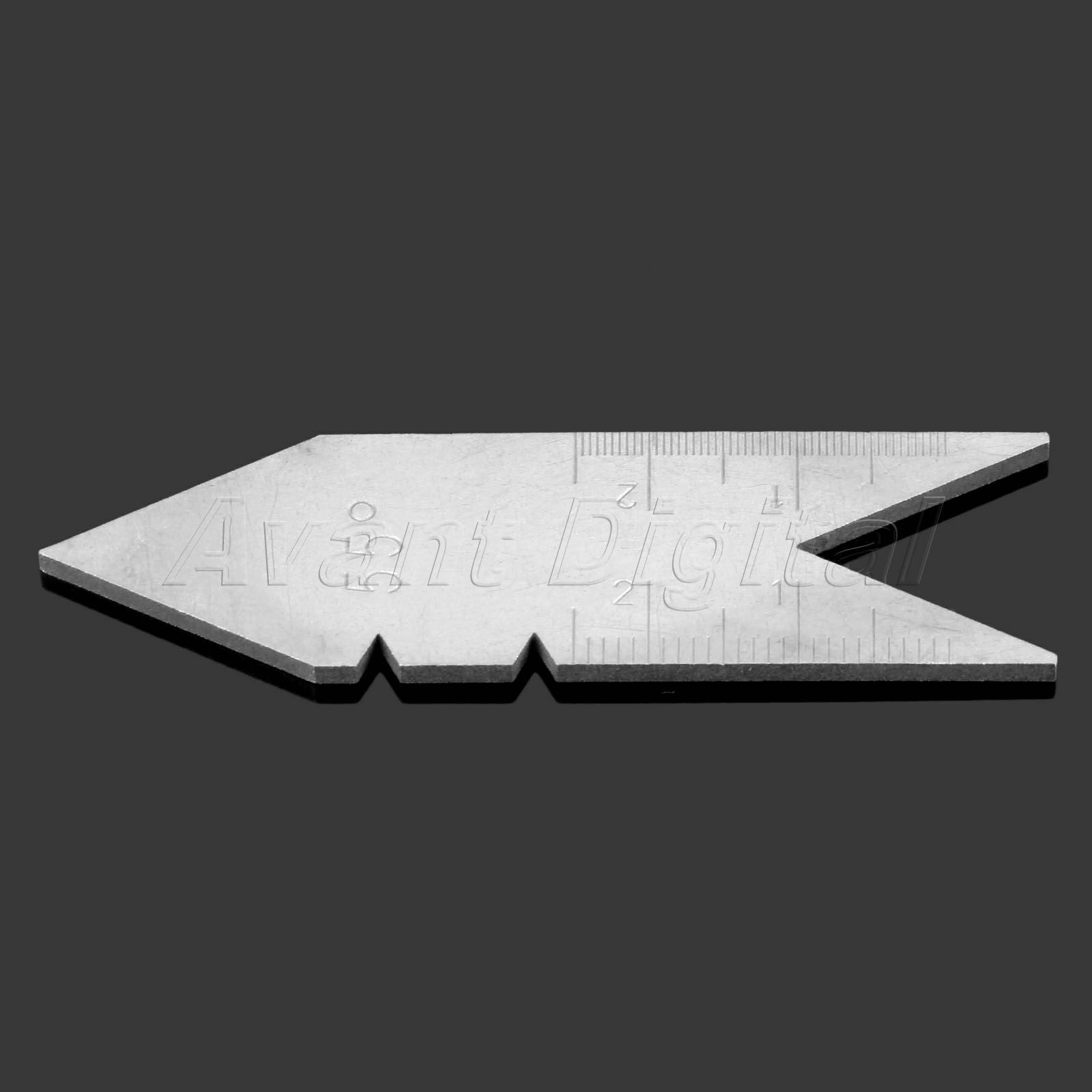 Wyeth 55Degree Centering Gauge Thread Screw Cutting Stainless Angle Measure Tool