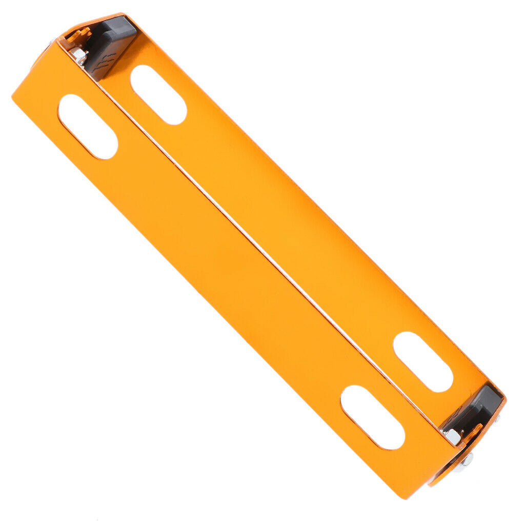 Adjustable  Motorcycle License Plate Frame for Electric Scooters Yellow