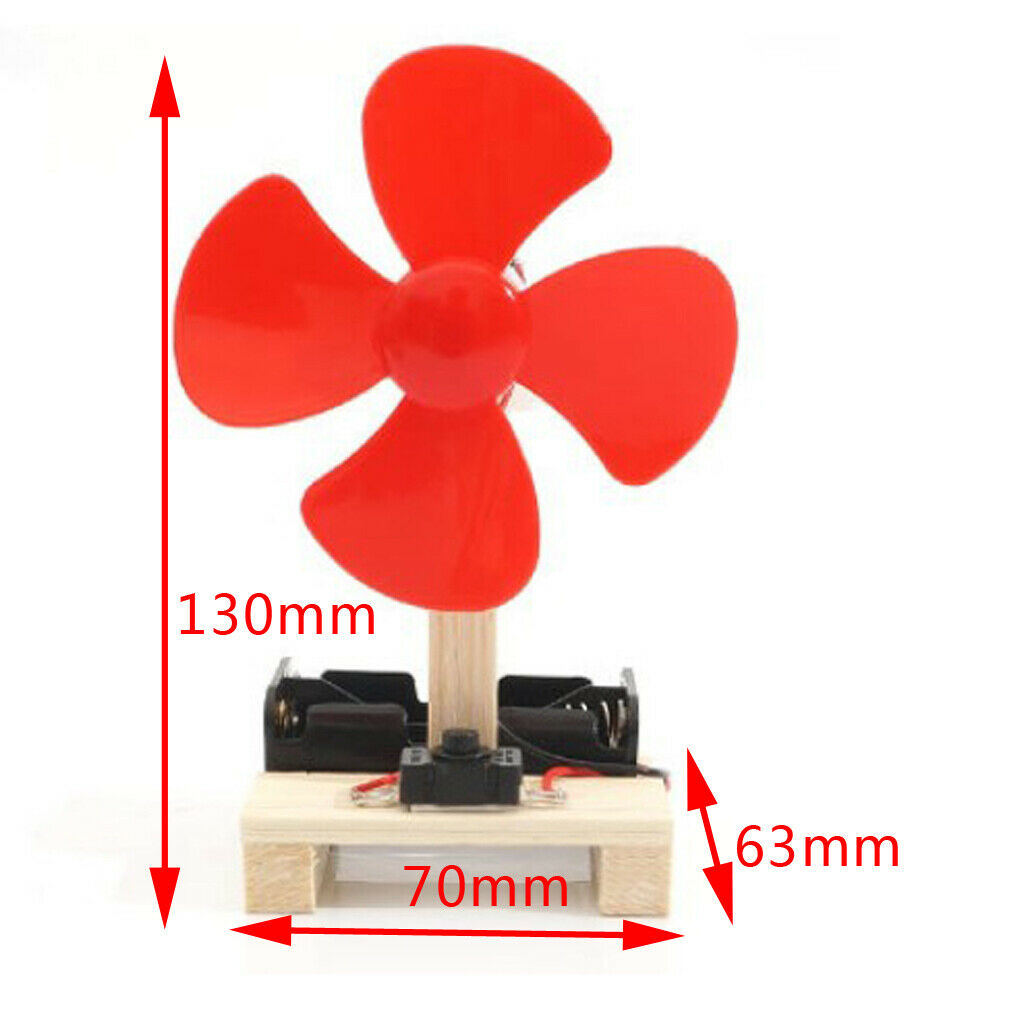 DC Motor Kit  DIY Mini Electric Motor Shaft Blades Propeller, Science Projects