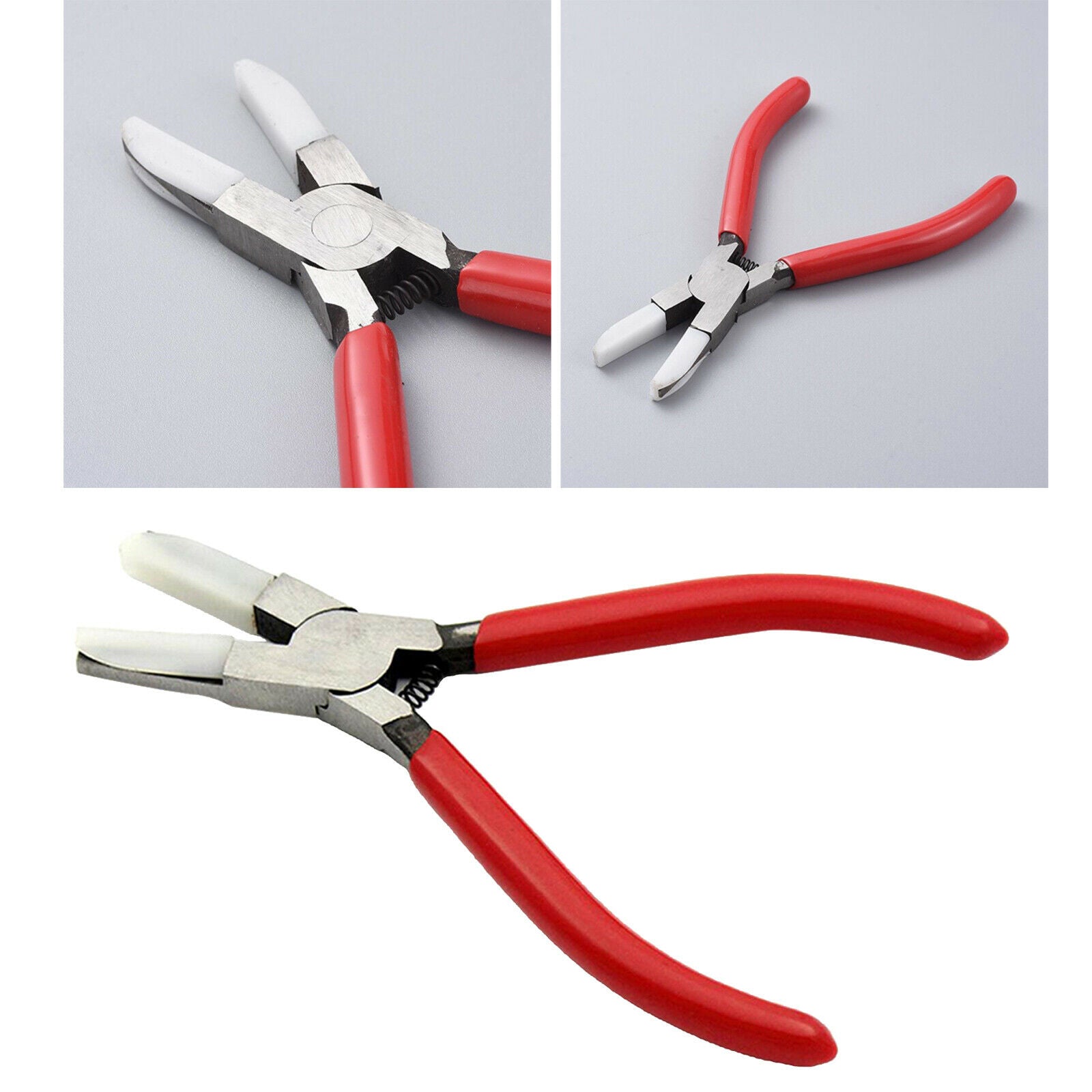 Jewellery Mini Hand Pliers Toothless Flat Mouth Diagonal Cutting Plier Tools