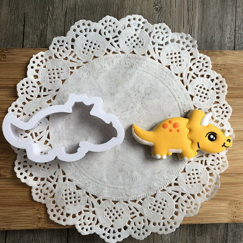 8Pcs/Set Dinosaur Cake Cookie Biscuit Cutter Decorating Mould Pastry Baki.l8