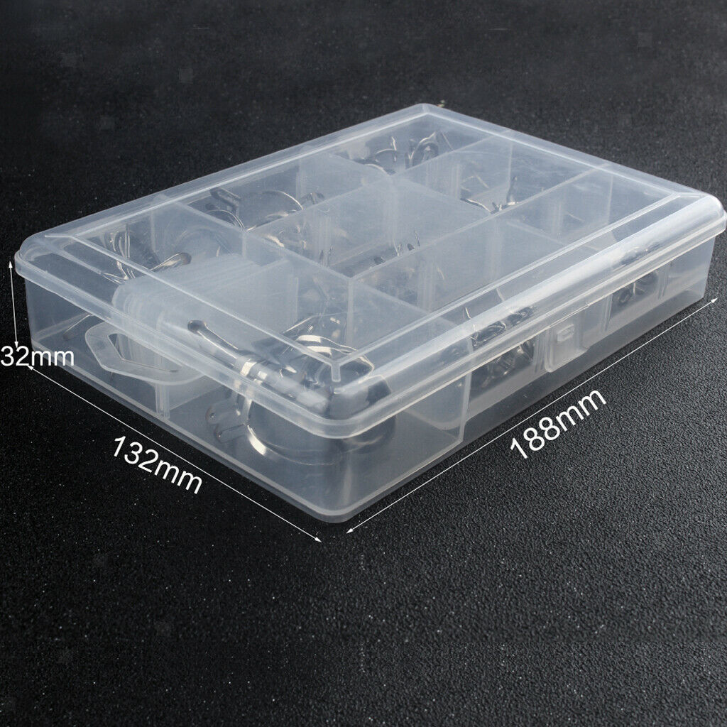 60Pcs Stainless Steel Fishing Rod Guides  Free Tip Repair Kit with Box