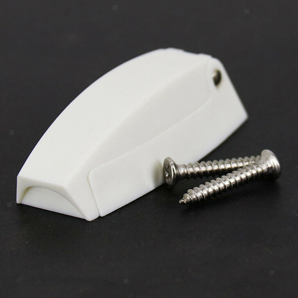 4Pcs RV Door Holder Baggage Door Catch Clips Hook White Easy to install