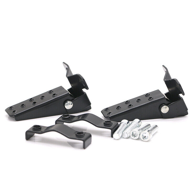 Motorcycle Retro Folding Pedal Back Wheel Metal Non-slip Foot Peg 24-38mm Adjust