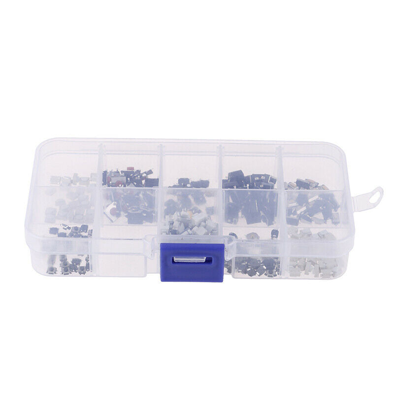 10 Types 250pcs Mixed Tactile Push Botton Switch Car Key Remote Microswitch WF
