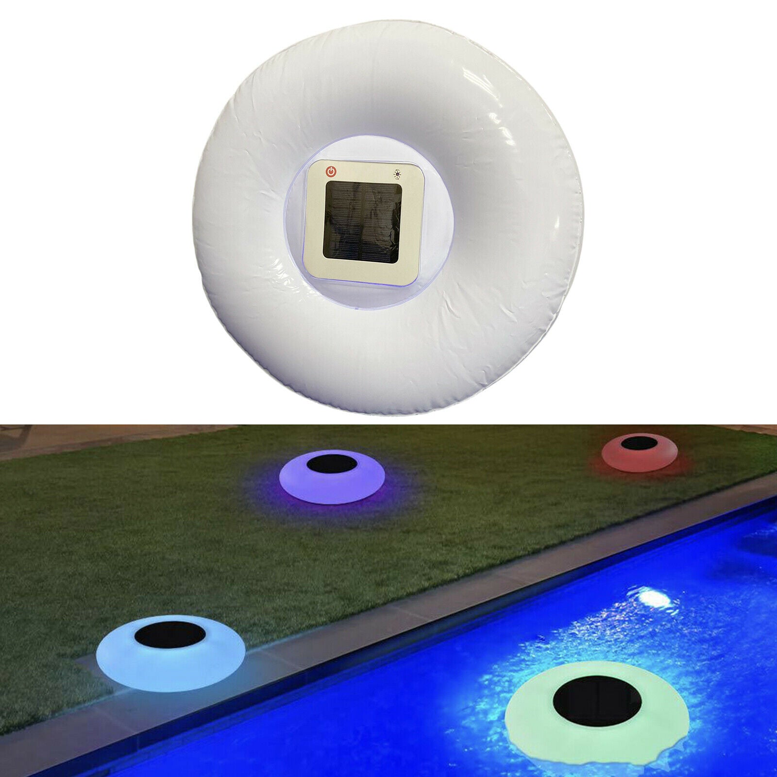 IP65 Swimming Pool LED Lights 7Color Changing for Garden Lawn Pond Beach Party