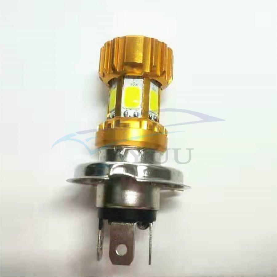 Bright 360° H4 LED Motorcycle Headlight Blub DC 12V 60W 3000lm 6000K Moto Light