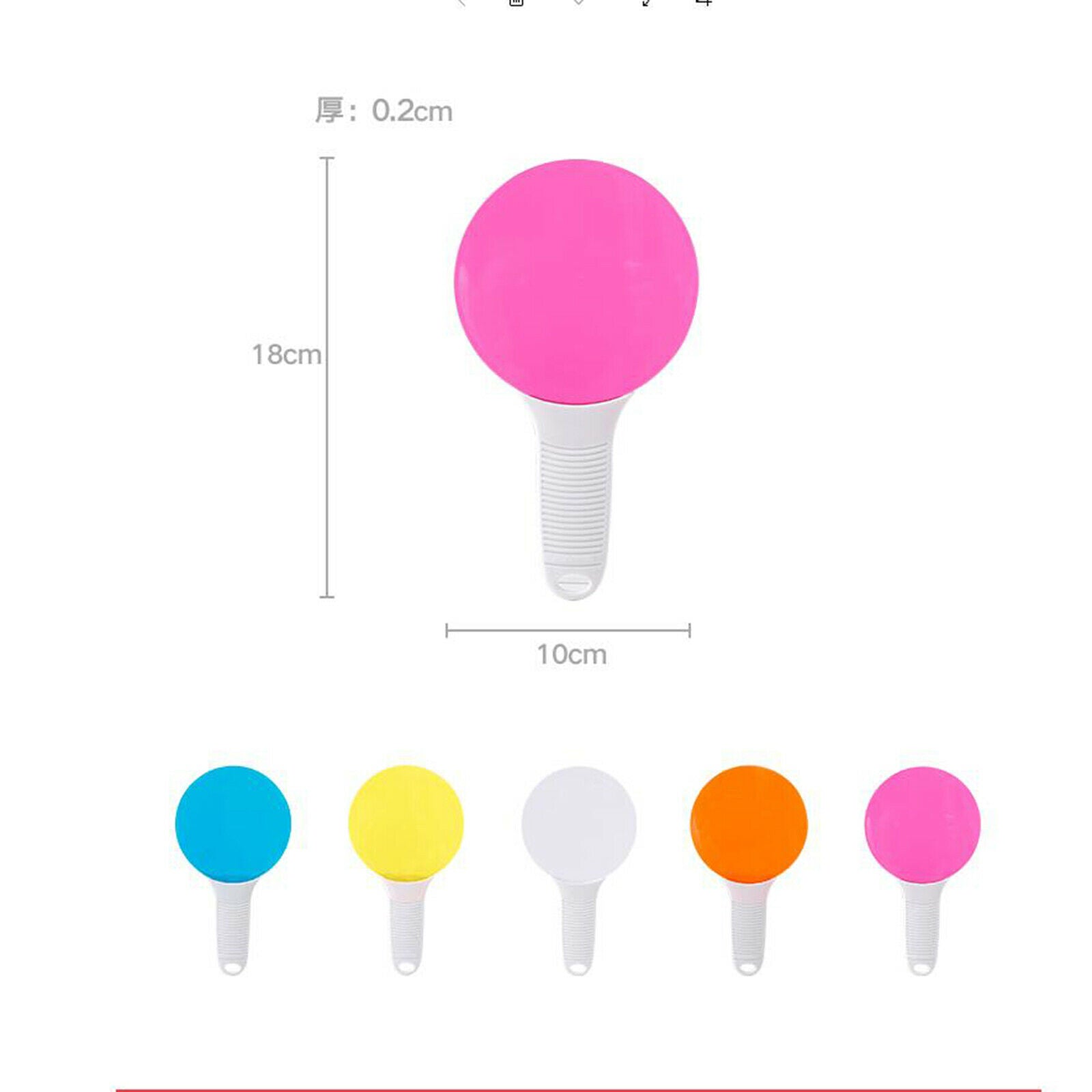 5x Plastic Color Paddles Color Toys, Science Color Educational Toys for kids