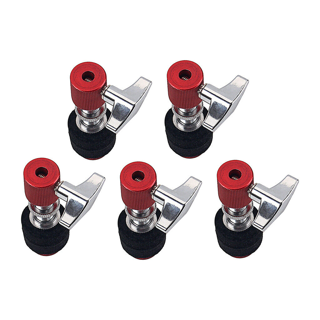 5 Pack Hi-Hat Clutch Metal Made Standard Jazz Drum Percussion Instrumental
