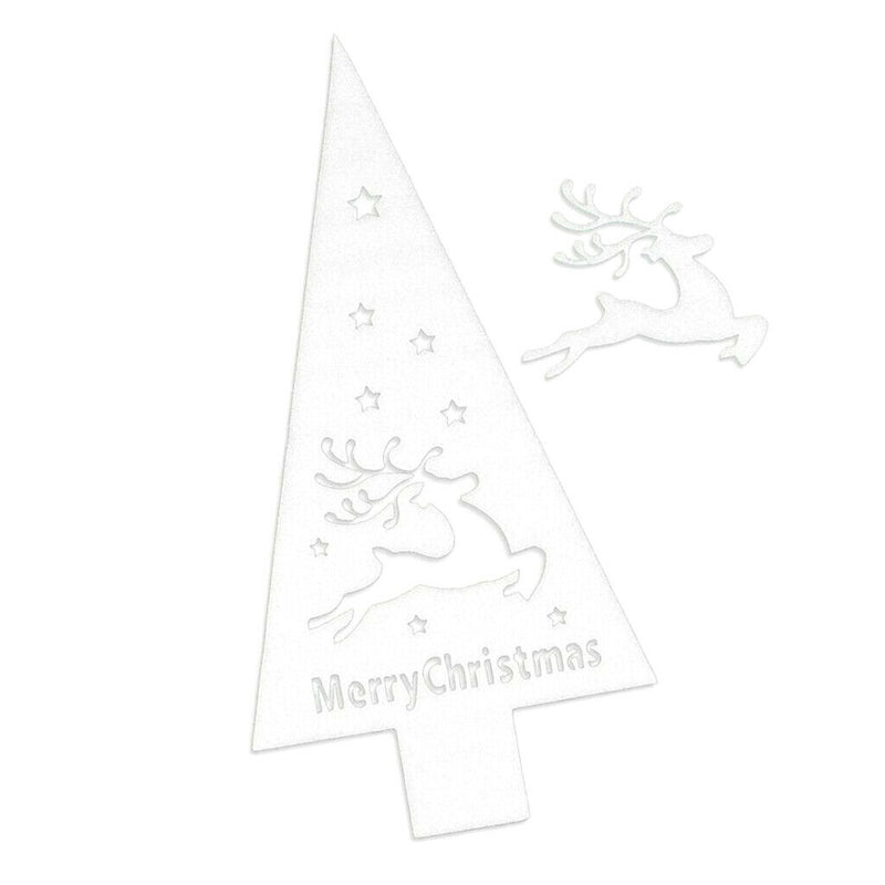 Christmas Holiday Xmas Tree Foam Hollow Out Elk Christmas Ornaments DIY