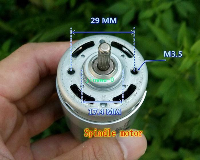 1pcs DC24V-120V 12000rpm Compensation carbon brush Motor Spindle motor