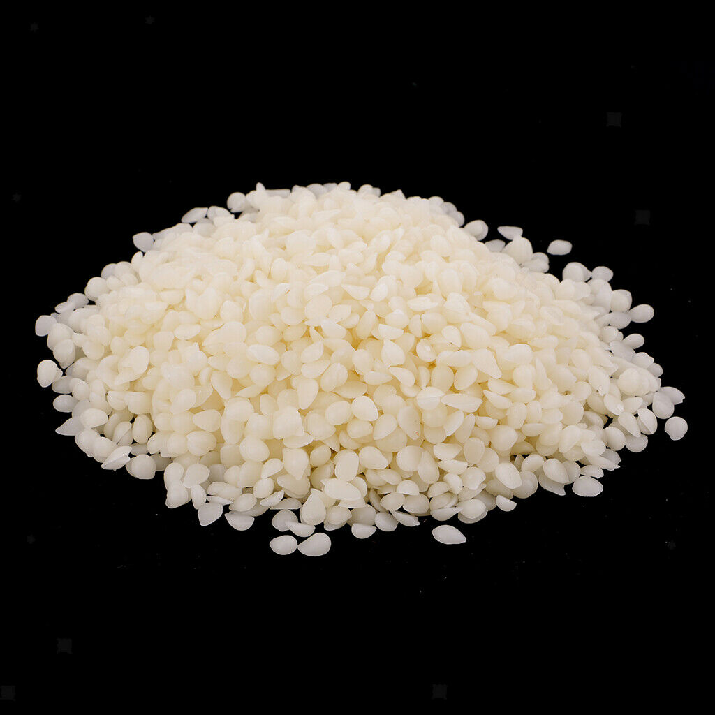 100g 100% PURE ORGANIC WHITE BEESWAX PASTILLES BEADS DIY COSMETIC PRODUCTS SOAP