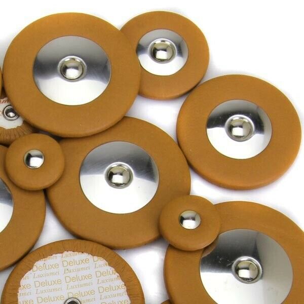 Set of 25 Tenor Saxophone Replacement Synthetic Leather Pads